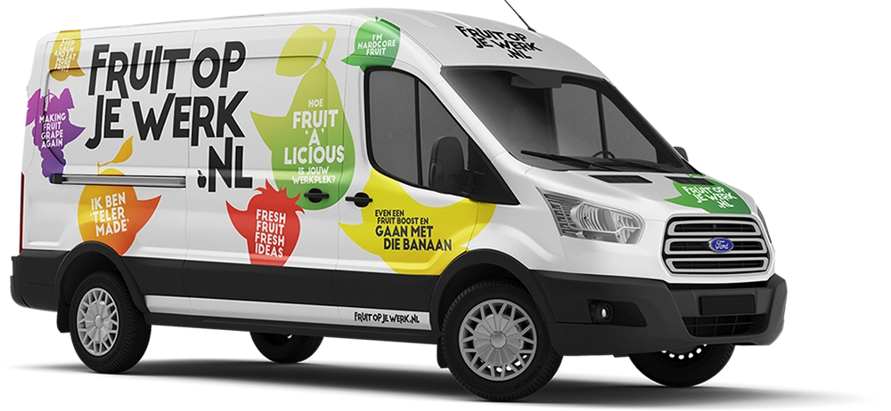 Fruit op je werk - Bestelbus