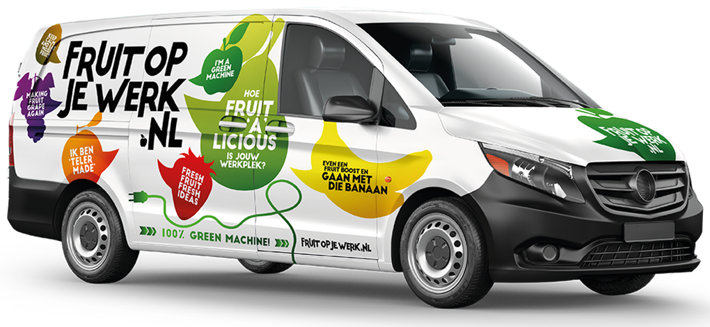 Fruit op je werk - Bestelbus