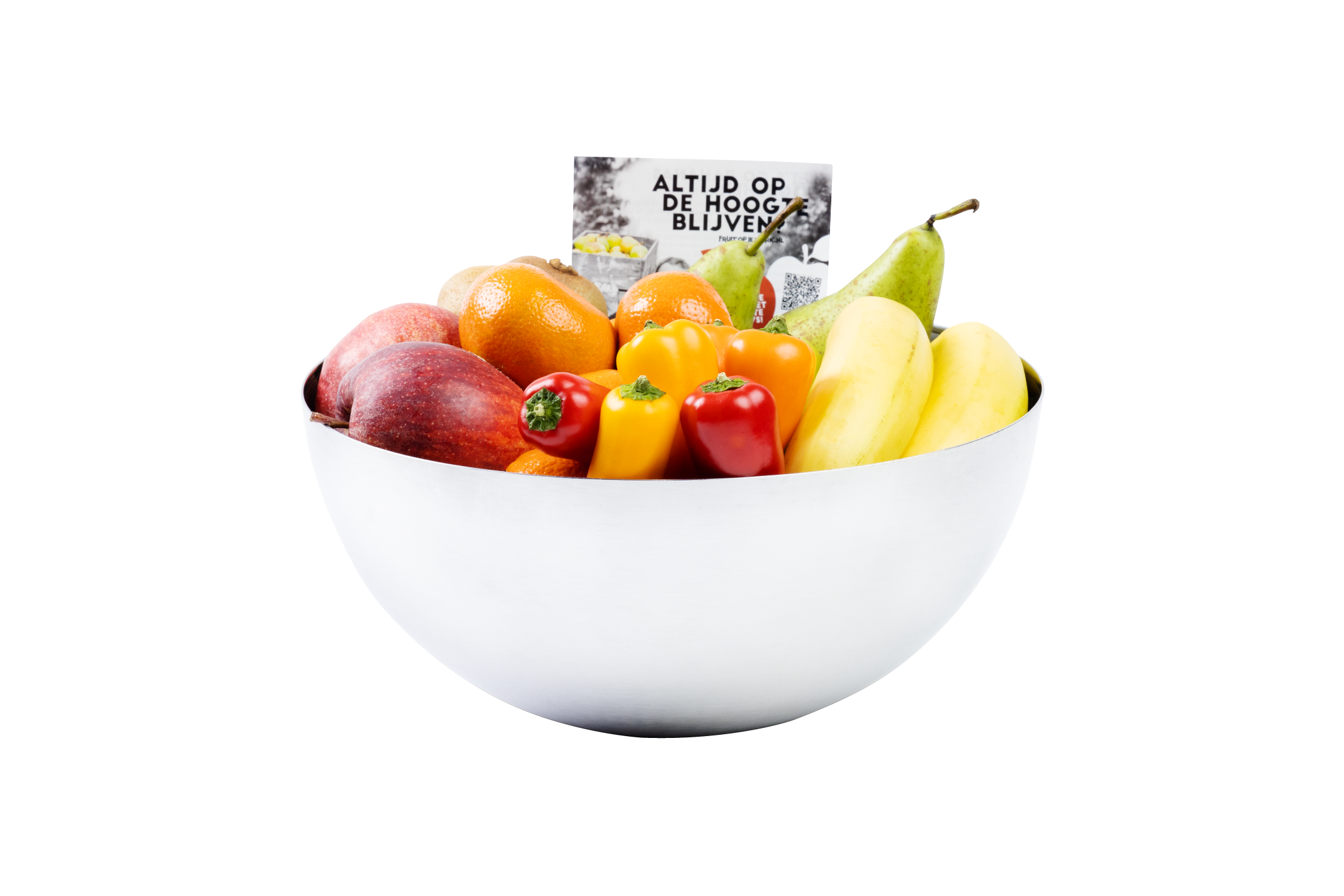 Fruitschaal 30 stuks - presentatie - FRUIT OP JE WERK