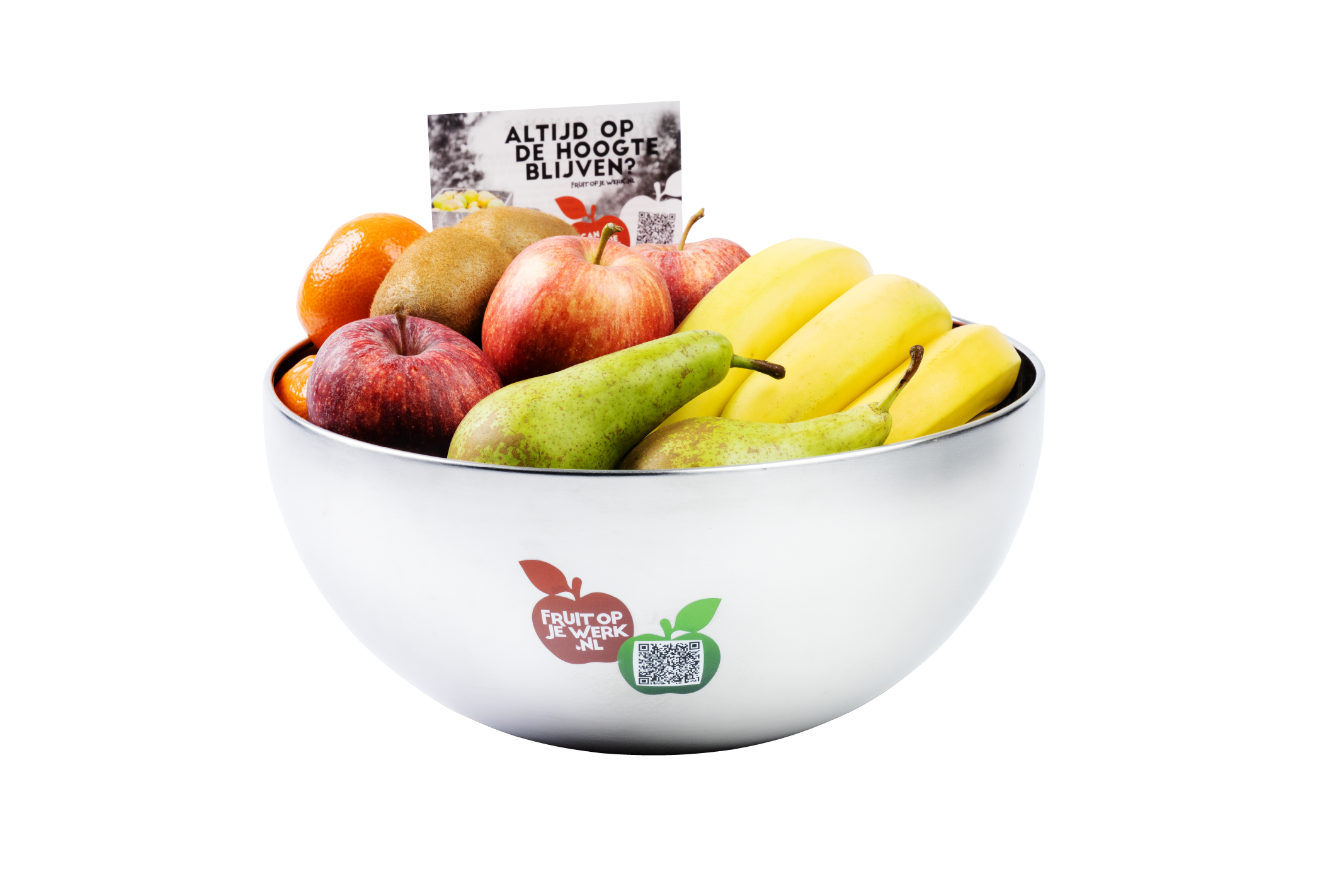 Fruitschaal 40 stuks - presentatie - FRUIT OP JE WERK
